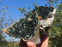 Natural Rare Copper Phosphate Libethenite On Dolomite Clusters x 2 From Shituru, Congo - TopRock