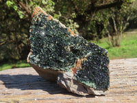 Natural Rare Copper Phosphate Libethenite On Dolomite Clusters x 2 From Shituru, Congo - TopRock