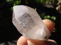 Natural Single Clear Quartz Crystals  x 35 From Mpika, Zambia - Toprock Gemstones and Minerals 