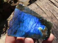 Polished One Side Polished Labradorite Slabs  x 12 From Tulear, Madagascar - TopRock