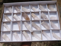 Polished Single Quartz Crystals  x 24 From Madagascar - TopRock