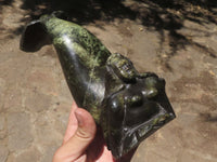 Polished Leopard Stone Mermaid Carving  x 1 From Zimbabwe - TopRock