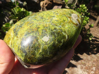 Polished Green Opal Standing Free Form x 1 From Madagascar - Toprock Gemstones and Minerals 