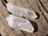 Natural Single Clear Quartz Crystals  x 35 From Mpika, Zambia - Toprock Gemstones and Minerals 