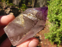 Polished Window Amethyst Points x 6 From Madagascar