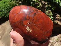 Polished Stunning Red Jasper Standing Free Forms  x 4 From Madagascar - TopRock