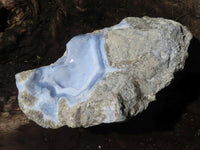 Natural Blue Lace Agate Geode Specimens  x 4 From Malawi - Toprock Gemstones and Minerals 