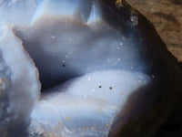 Natural Blue Lace Agate Geode Specimens  x 4 From Malawi - Toprock Gemstones and Minerals 