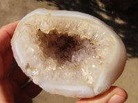 Polished Amethyst Agate Geodes x 4 From Madagascar