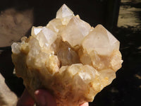 Natural Cascading White Phantom Quartz Clusters  x 2 From Luena, Congo - Toprock Gemstones and Minerals 