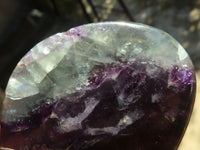 Polished Watermelon Fluorite Free Forms  x 12 From Uis, Namibia