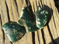 Polished One Side Polished Emerald Mtorolite Plates  x 12 From Zimbabwe - Toprock Gemstones and Minerals 