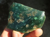 Polished One Side Polished Emerald Mtorolite Plates  x 12 From Zimbabwe - Toprock Gemstones and Minerals 