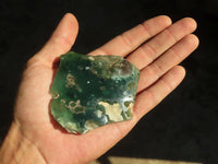 Polished One Side Polished Emerald Mtorolite Plates  x 12 From Zimbabwe - Toprock Gemstones and Minerals 