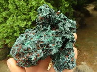 Natural Chatoyant Silky Malachite Specimens  x 3 From Kasompe, Congo - TopRock