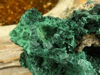 Natural Chatoyant Silky Malachite Specimens  x 3 From Kasompe, Congo - TopRock