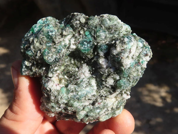 Natural Rare Emerald Mica In Matrix Cobbed Specimens x 10 From Mutoko, Zimbabwe