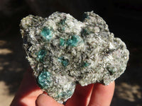 Natural Rare Emerald Mica In Matrix Cobbed Specimens x 10 From Mutoko, Zimbabwe