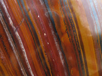 Polished Giant Tiger Iron Silver & Red Banded Ironstone Jasper Display Piece x 1 From Prieska, South Africa - TopRock