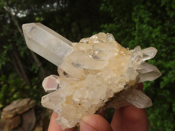 Natural Mixed Quartz Clusters  x 6 From Madagascar - TopRock