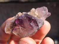 Natural Window Amethyst Crystals  x 23 From Chiredzi, Zimbabwe