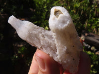 Natural Drusy Quartz Coated Calcite Crystals  x 12 From Alberts Mountain, Lesotho - Toprock Gemstones and Minerals 