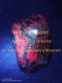 Polished Rare Fluorescent Ruby Corundum In Chrome Verdite Free Forms x 4 From Zimbabwe - TopRock