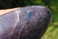 Polished Lepidolite Standing Free Forms x 2 From Madagascar - TopRock