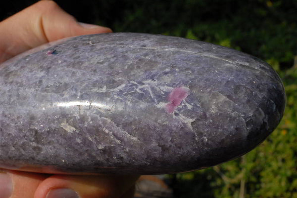 Polished Lepidolite Standing Free Forms x 2 From Madagascar - TopRock