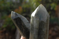 Polished Banded Green Fuchsite Crystal Points x 4 From Madagascar - TopRock