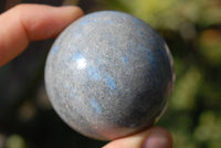 Polished Small Blue Spotted Spinel Spheres x 6 From Ambatofinadrahana, Madagascar - TopRock