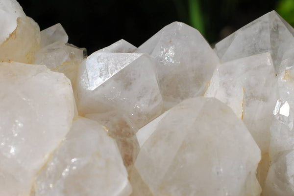 Natural Optic to Near Optic Quartz Crystal Clusters  x 2 From Madagascar - TopRock