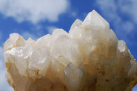 Natural Optic to Near Optic Quartz Crystal Clusters  x 2 From Madagascar - TopRock