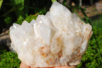 Natural Optic to Near Optic Quartz Crystal Clusters  x 2 From Madagascar - TopRock