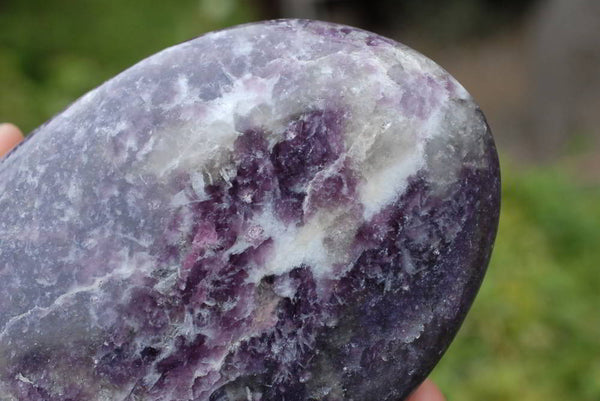 Polished Lepidolite Standing Free Forms x 2 From Madagascar - TopRock