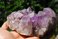 Natural Amethyst Crystal Clusters x 2 From Mambwe, Zambia - TopRock