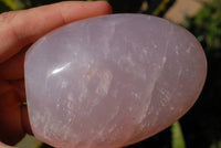 Polished Rose Quartz Standing Free Forms x 6 From Madagascar - TopRock