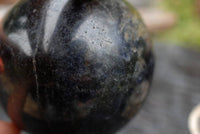 Polished Iolite Water Sapphire Spheres x 2 From Madagascar - TopRock