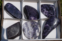 Polished Lepidolite Gallets & Free Forms x 6 From Zimbabwe - TopRock