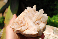 Natural Madagascar Quartz Clusters x 2 From Madagascar - TopRock