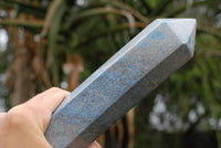 Polished Blue Spinel Crystal Points x 2 From Madagascar - TopRock