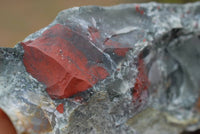 Natural Cobbed Bloodstone Specimens x 3 From Swaziland - TopRock