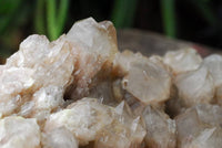 Natural Large Cascading White Phantom Lwena Quartz Cluster x 1 From Lwena, Congo - TopRock