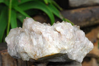 Natural Large Cascading White Phantom Lwena Quartz Cluster x 1 From Lwena, Congo - TopRock