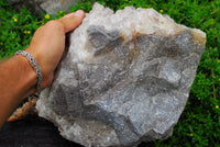 Natural Large Cascading White Phantom Lwena Quartz Cluster x 1 From Lwena, Congo - TopRock