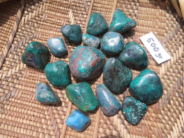 Polished Rare Dioptase Free-forms -  Sold in 500 gr Batches - From Congo - TopRock