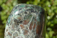 Polished Green Emerald In Matrix Standing Free Forms x 2 From Zimbabwe - TopRock