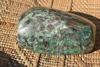 Polished Green Emerald In Matrix Standing Free Forms x 2 From Zimbabwe - TopRock