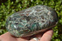 Polished Green Emerald In Matrix Standing Free Forms x 2 From Zimbabwe - TopRock