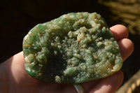 Polished Mtorolite Emerald Chrysophrase Plates x 6 From Zimbabwe - TopRock